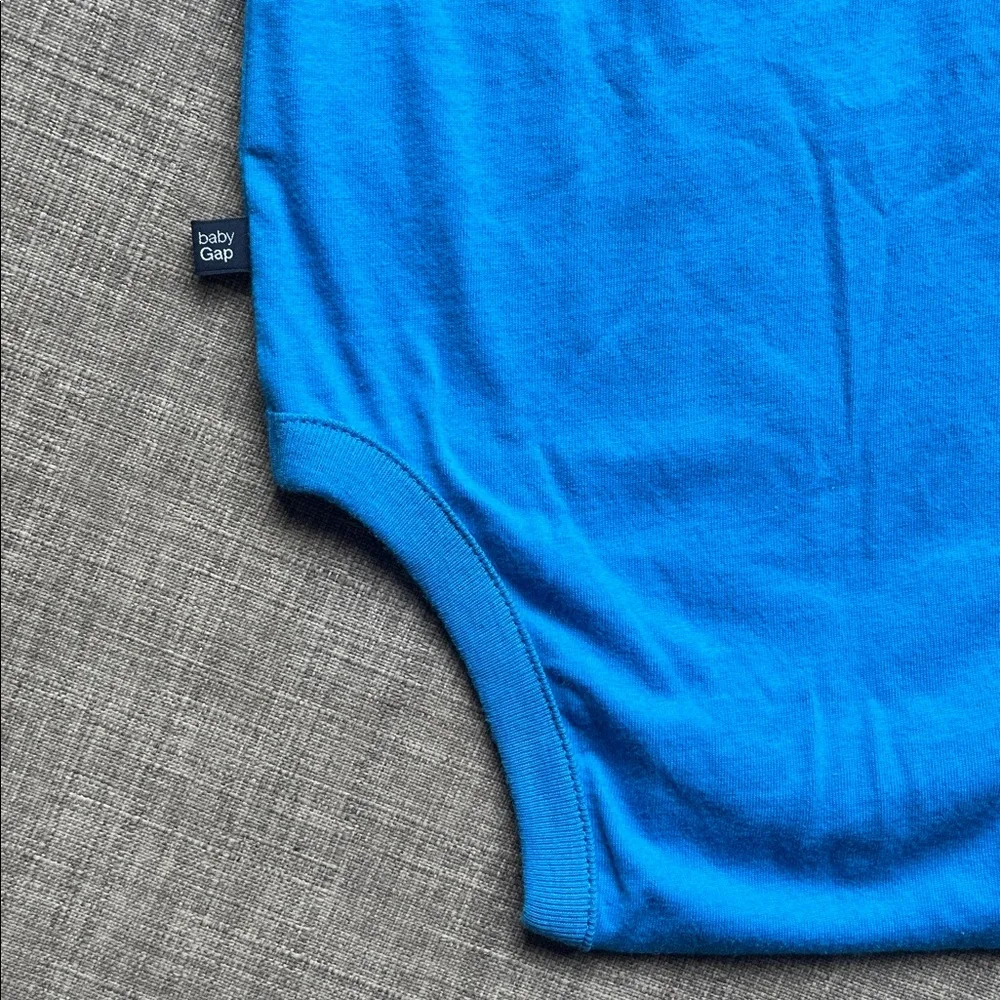 Gap Baby Surf Mom’s Tiny Dude Blue One Piece Top 12-18m NWT